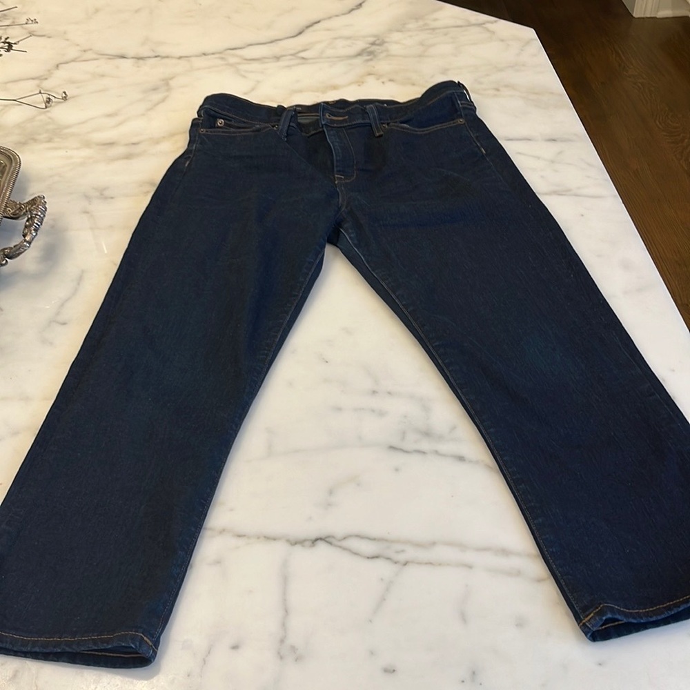 JCrew dark denim vintage cropped jean